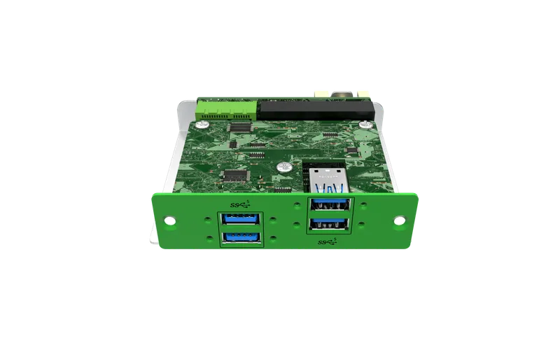 EBIO-4U3L-J EDGEBoost I/O Module with 4x USB 3.0 Type-A Ports with locking type