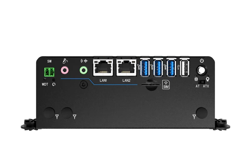 BCO-1000-EHL-20 Fanless Mini Computer with Intel® Celeron® J6413 Processor, 2x DP, 2x COM, 1x 2.5" SATA HDD Bay