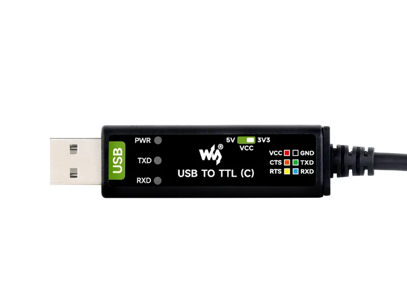Промышленный 6-контактный последовательный кабель USB TO TTL (C), оригинальный чип FT232RNL, несколько схем защиты, поддержка нескольких систем, с аппаратным управлением потоком