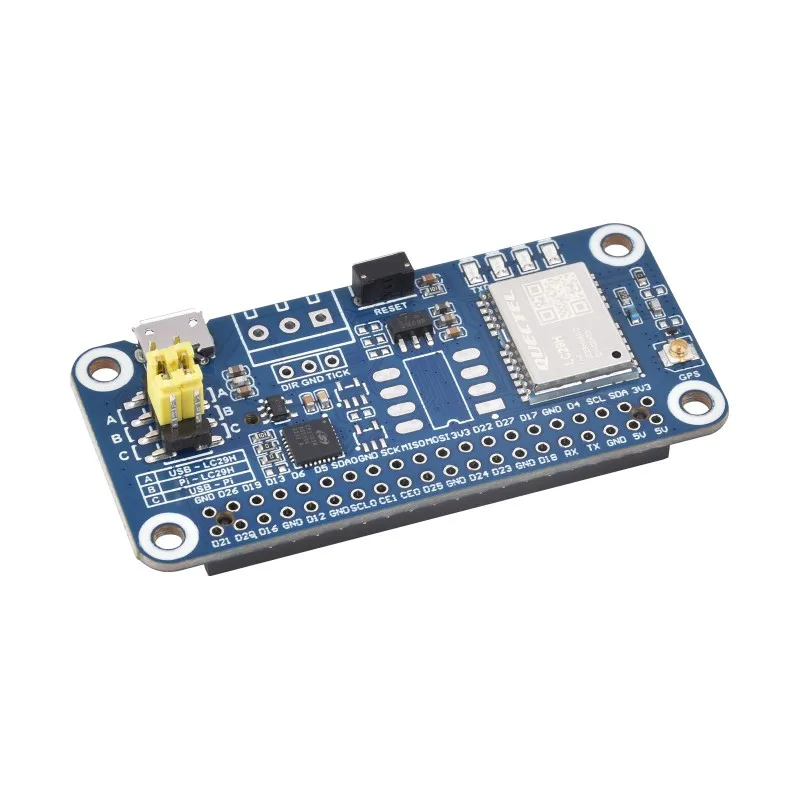 Двухдиапазонный GPS-модуль серии LC29H для Raspberry Pi, двухдиапазонная технология позиционирования L1+L5, дополнительная функция RTK