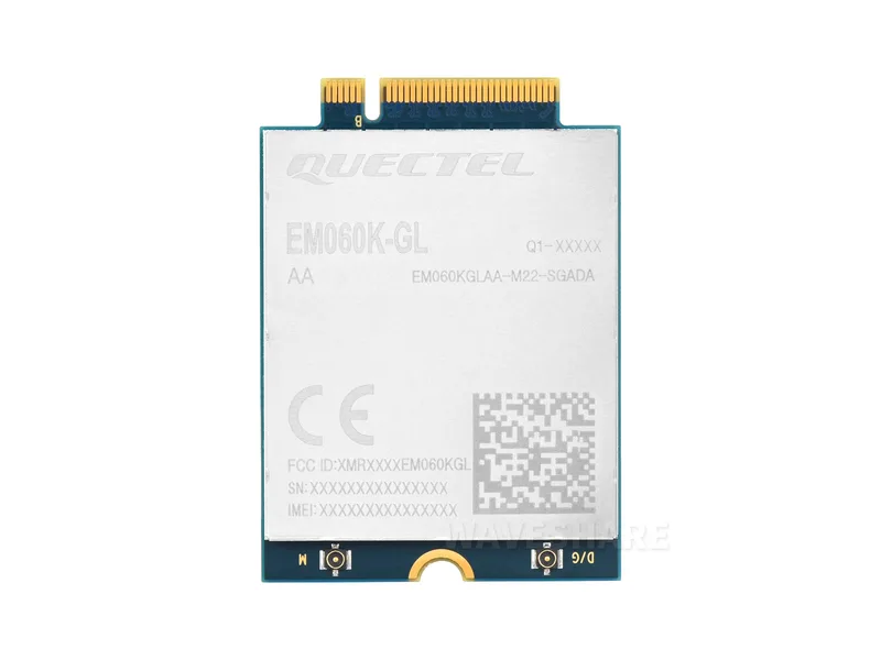Модуль Quectel EM060K-GL, модуль LTE-A Cat 6 с форм-фактором M.2, глобальное многодиапазонное позиционирование GNSS