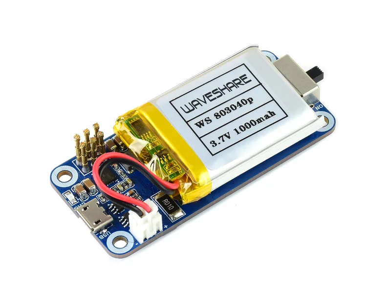 Источник бесперебойного питания UPS HAT для Raspberry Pi Zero, стабильная выходная мощность 5 В
