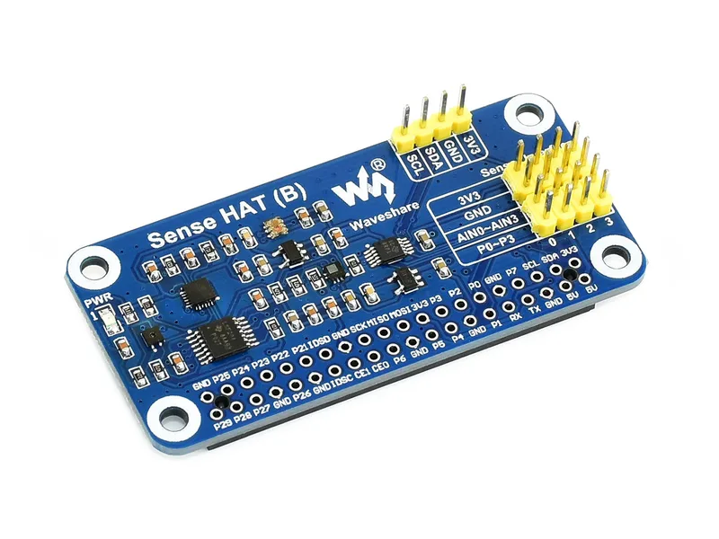 Sense HAT (B) для Raspberry Pi, мощные датчики