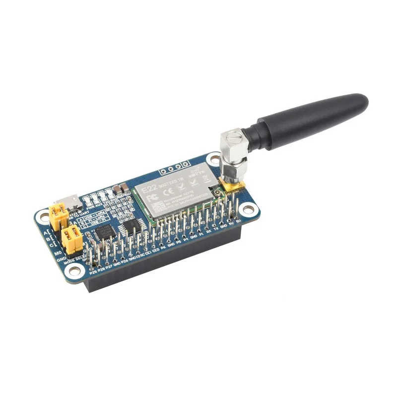 SX1262/SX1268 LoRa HAT для Raspberry Pi, интерфейс UART, опции для диапазона частот