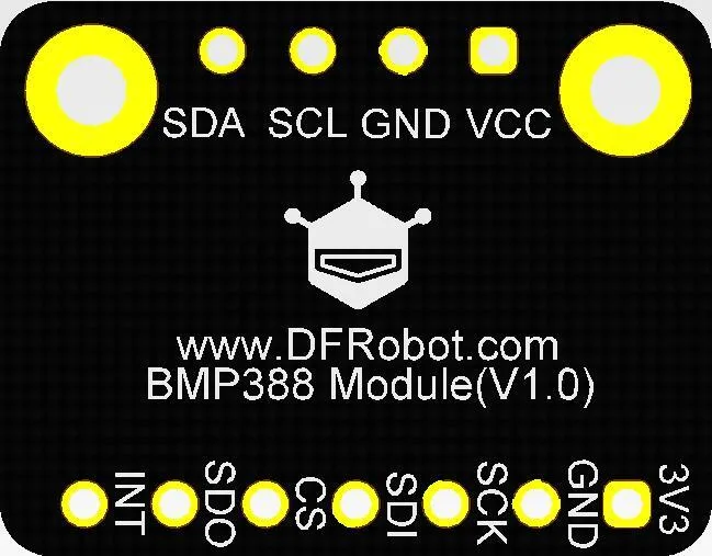 Фермион: Цифровой датчик давления BMP388 (разрыв, I2C/SPI)