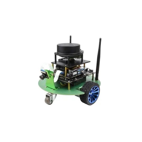 JetBot Professional Version ROS AI Kit B, робот с искусственным интеллектом с двумя контроллерами, лидарное картирование, обработка изображений, поставляется с комплектом разработчика Waveshare Jetson Nano.