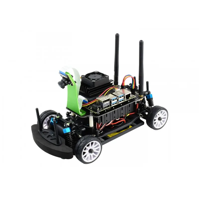 JetRacer Pro AI Kit B, высокоскоростной гоночный робот с искусственным интеллектом на базе Jetson Nano, версия Pro, поставляется с комплектом разработчика Waveshare Jetson Nano