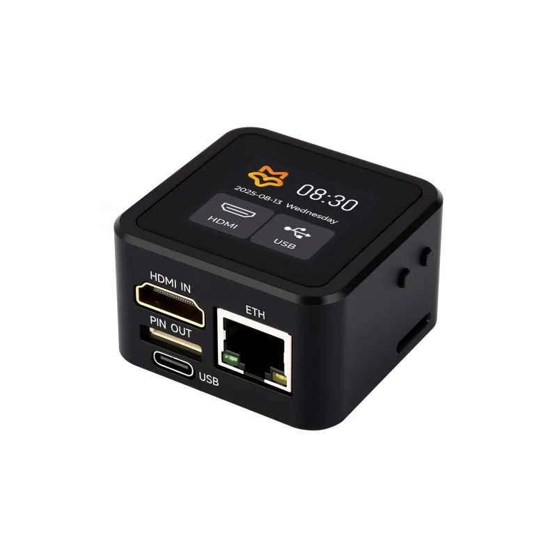 Luckfox PicoKVM Легкий инструмент удаленного управления IP KVM, поддерживает видеовход HDMI 1920 × 1080@60 кадров в секунду и выходной сигнал HID для управления устройством