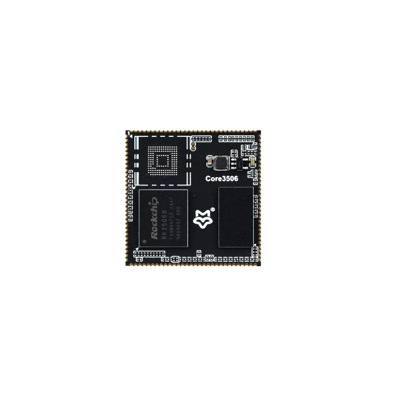 Основная плата Luckfox Core3506 на базе чипа Rockchip RK3506B, встроенная память 512 МБ DDRL3, интегрированная трехъядерные процессоры ARM Cortex-A7 и ARM Cortex-M0