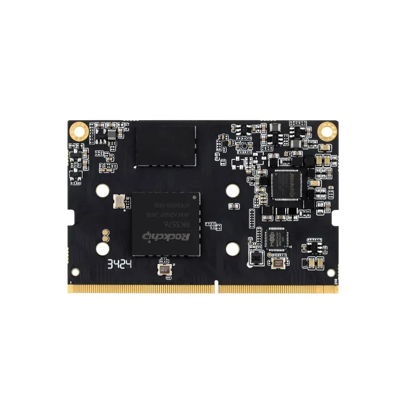 Модуль Luckfox Core3576, восьмиядерный процессор Rockchip RK3576 с тактовой частотой 2,2 ГГц, архитектура big.LITTLE, вычислительная мощность NPU 6 TOPS, варианты для оперативной памяти и eMMC