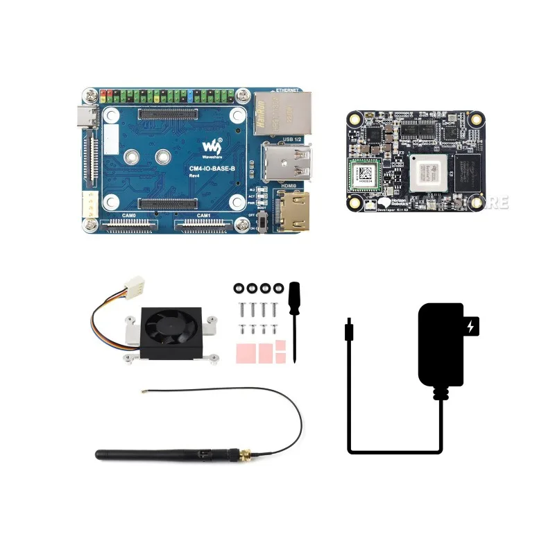 Комплект модуля AI RDK X3, вычислительная мощность 5 TOPS, совместимость с Raspberry Pi CM4, несколько вариантов комплектов