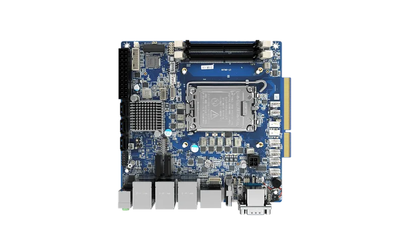 CT-XRL02 Mini-ITX Industrial Motherboard with LGA 1700 Socket Supporting 14th/13th/12th Gen Intel Core i9/i7/i5/i3, Pent