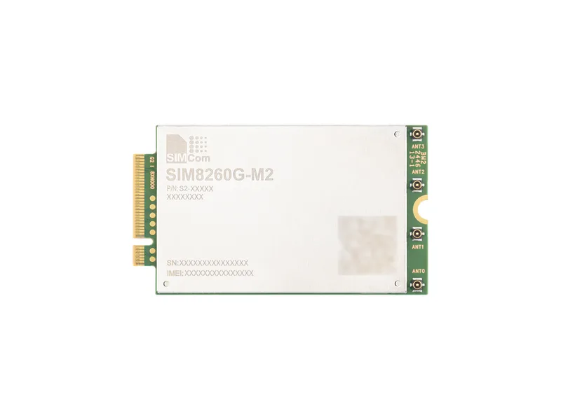 SIM8260G-M2 Оригинальный модуль SIMCom 5G Sub-6G на базе Qualcomm Snapdragon X62, использует технологию 3GPP 5G Release 16