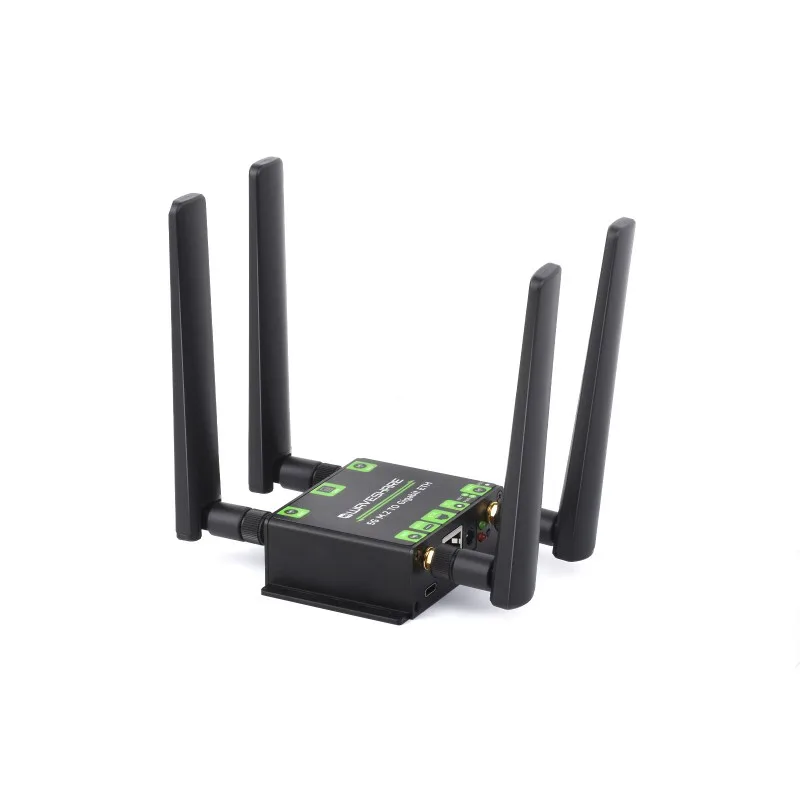 Конвертер 5G M.2 в Gigabit Ethernet, 5G M.2 в USB3.1, корпус из алюминиевого сплава, настенное крепление, четыре антенны, опции для модуля 5G