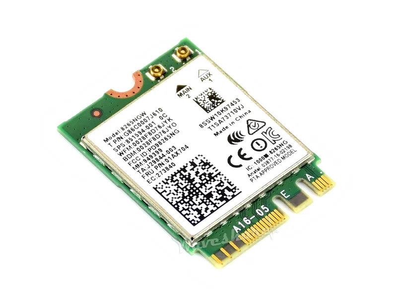 Беспроводная сетевая плата AC8265, двухдиапазонный Wi-Fi 5, Bluetooth 4.2, высокая скорость и низкая задержка