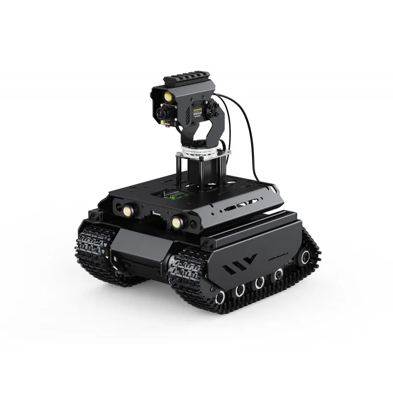 UGV Beast Внедорожный гусеничный робот с искусственным интеллектом и открытым исходным кодом, два контроллера, цельнометаллический корпус, компьютерное зрение, подходит для Raspberry Pi 4B / Raspberry Pi 5