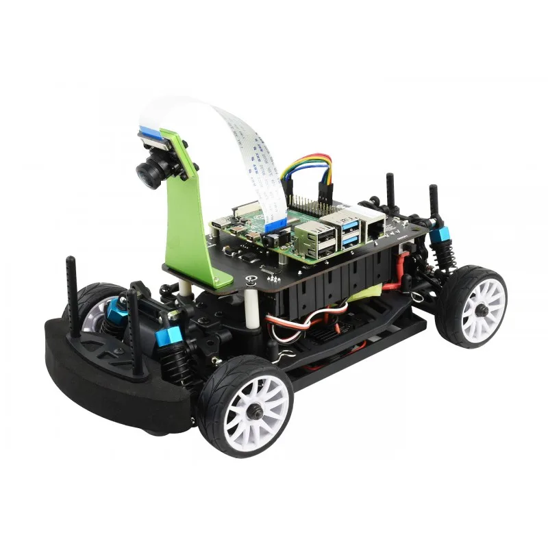 PiRacer Pro, высокоскоростной гоночный робот с искусственным интеллектом на базе Raspberry Pi 4, поддерживает проект DonkeyCar, версия Pro