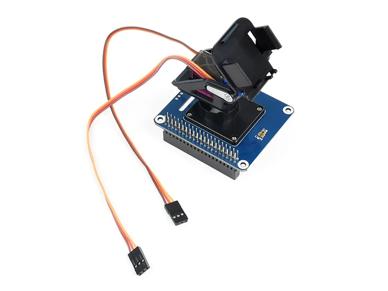 2-DOF поворотно-наклонная шляпа для Raspberry Pi