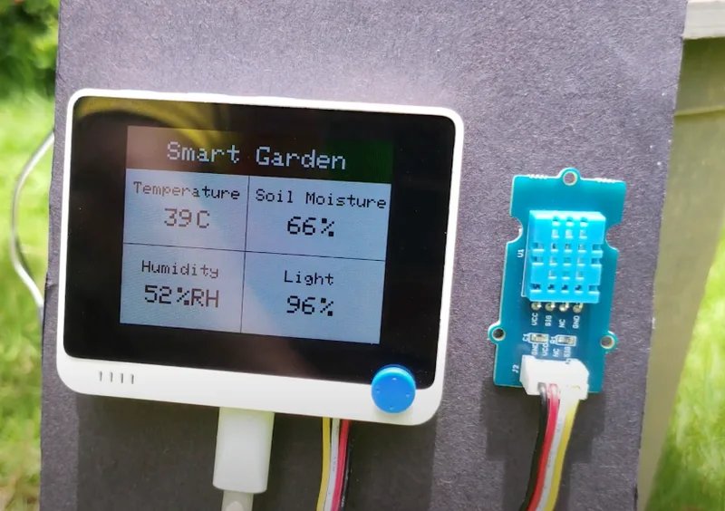 Умный садовый IoT-монитор с терминалом Wio