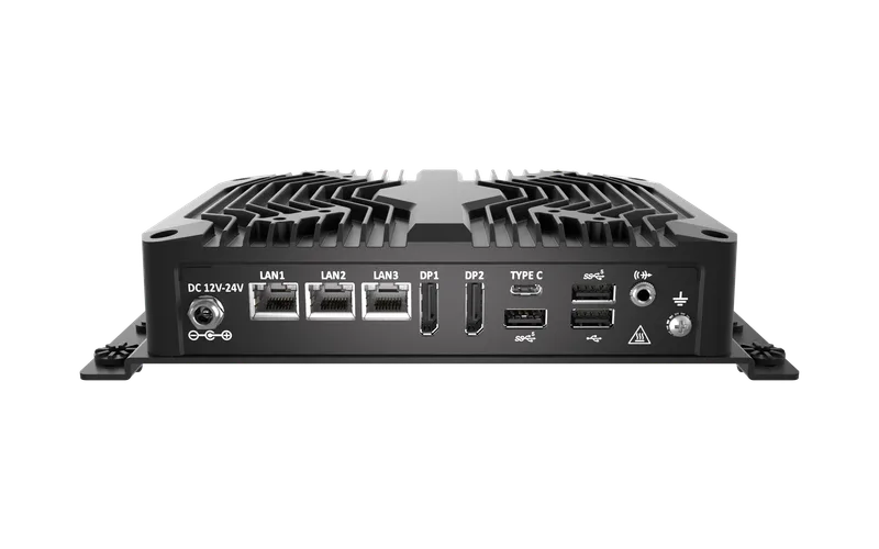 BCO-500-MTL Semi-Rugged Fanless Mini Computer with Intel® Core™ Ultra Processors, 2x DP, 3x USB, 1x Type C, 3x LAN, 1x 1