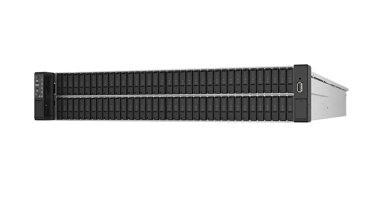 FlacheSAN2N108M-UN 2U with 108x hot-swappable Intel® EDSFF (E1.L) NVMe SSD bays