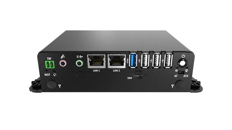 BCO-1000-J1900-10 Fanless Mini Computer with Intel® Celeron® J1900 Processor, 1x DVI-I, 2x COM, 1x 2.5" SATA HDD Bay