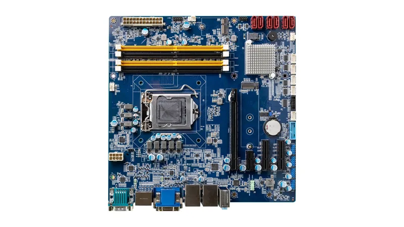 CT-MCL01 MicroATX Industrial Motherboard with LGA 1151 Socket supporting 8th/9th Gen Intel® Core™ i3/i5/i7 Processor, Q3