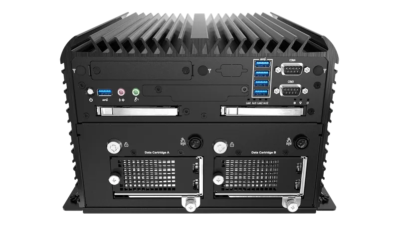 RCO-6000-CFL-8NS AI Edge Inference Computer with 9th Gen Intel® Core™ Processor, Flash Storage 8x U.2 NVMe Bay, 1x PCIe