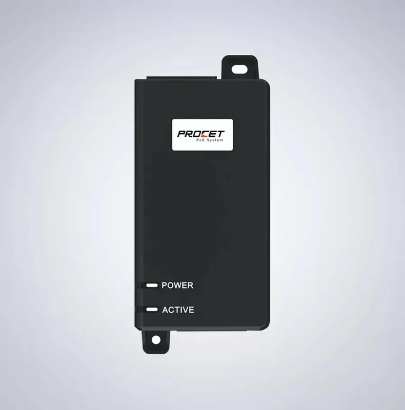 Procet 1/2.5/5.0GbE 30W PoE+ Injector (802.3af/at, NA/EU)