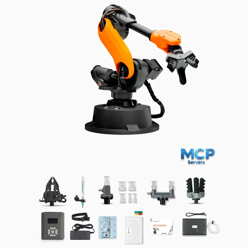 Учебный комплект Wlkata Mirobot | 6-осевой роботизированный манипулятор — обучение моделированию Ros и Matlab
