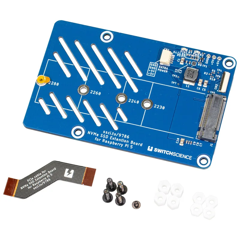 Твердотельный накопитель Raspberry Pi 5 NVMe