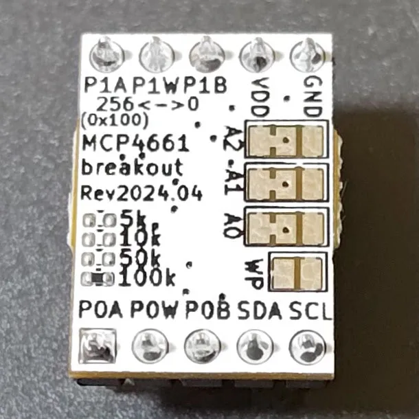 257 MCP4661 100kΩ