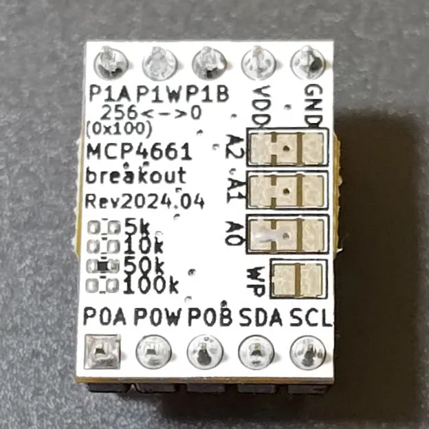 257 MCP4661 50kΩ