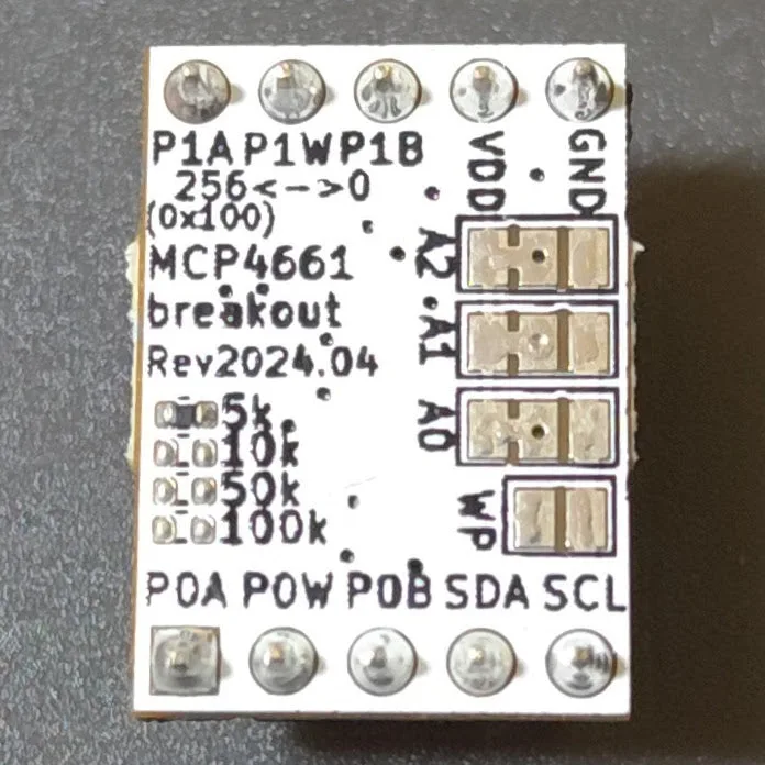 257 MCP4661 5kΩ