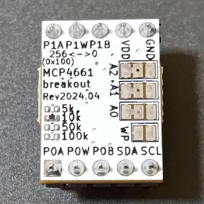 257 MCP4661 10kΩ