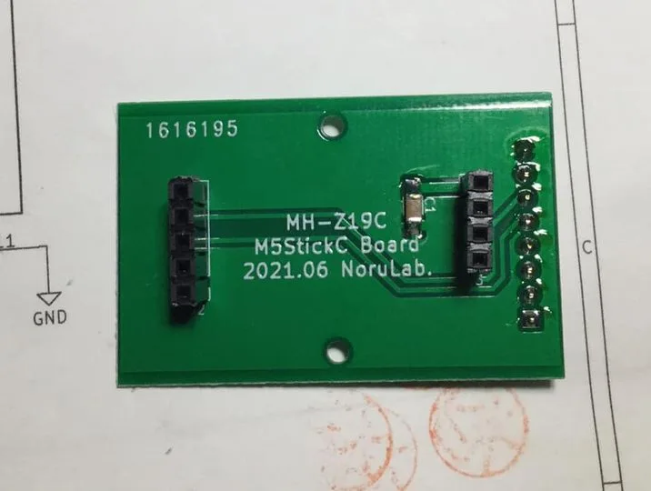 CO2 MH-Z19 M5StickC,CoreInk