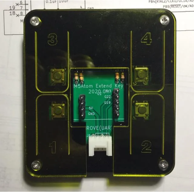 M5ATOM 4 - 4KEY for M5ATOM
