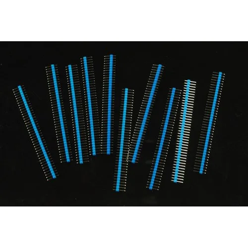 0,1″ (2,54 мм) штекерные разъемы Arduino (прямые синие, 10 шт.)
