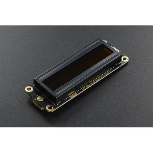 Gravity: ЖК-дисплей Arduino I2C 16x2 со шрифтовым RGB-дисплеем (черный)