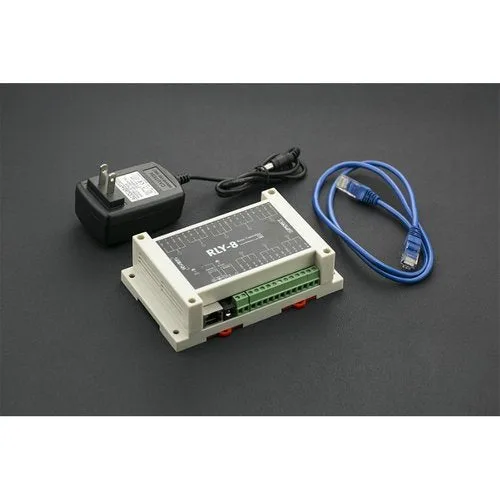 8-канальный релейный контроллер IoT Ethernet (поддержка PoE и RS485)