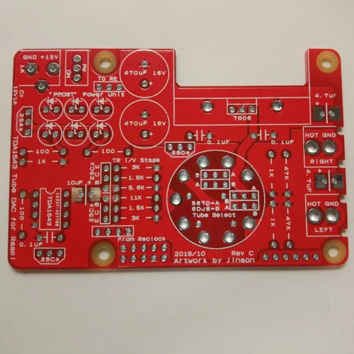 TDA1543+6DJ8/5670 для Raspberry Pi