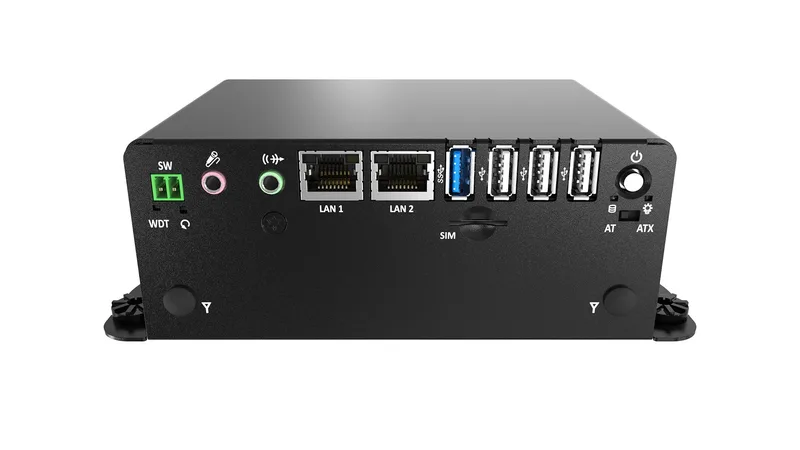 BCO-1000-J1900-20D Fanless Mini Computer with Intel® Celeron® J1900 Processor, 1x DVI-I, 6xCOM, 1x 2.5" SATA HDD Bay