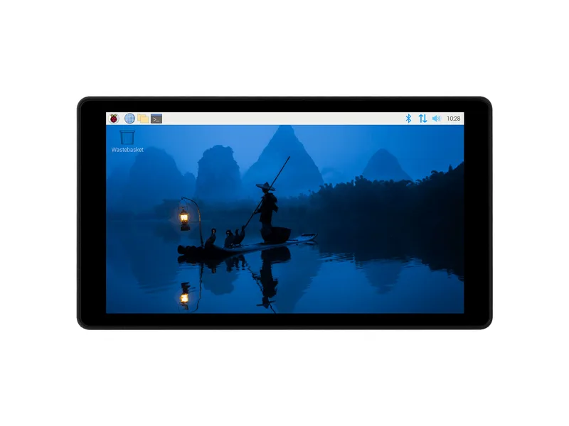 5-дюймовый емкостный сенсорный дисплей DSI, 720 × 1280, IPS, панель из закаленного стекла с оптическим соединением, интерфейс DSI, 5-точечное касание, корпус из алюминиевого сплава