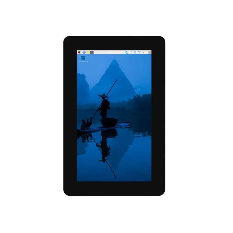 7-дюймовый емкостный сенсорный дисплей DSI, 720×1280 пикселей, панель IPS, панель из закаленного стекла с оптическим соединением, 10-точечное касание, защита от отпечатков пальцев, с чехлом (дополнительно)