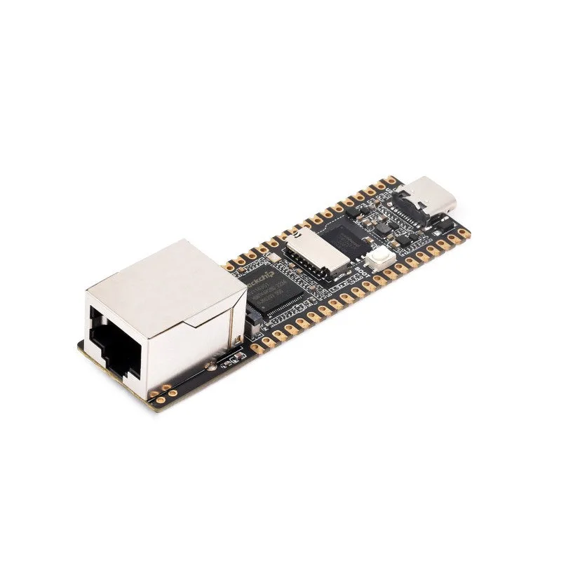 LuckFox Pico Plus RV1103 Микроплатформа для разработки Linux, интегрирует процессоры ARM Cortex-A7/RISC-V MCU/NPU/ISP, с портом Ethernet