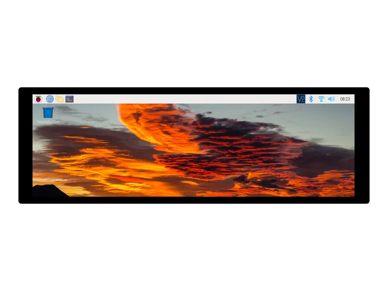 7,9-дюймовый емкостный сенсорный дисплей для Raspberry Pi, 400×1280, IPS, интерфейс DSI