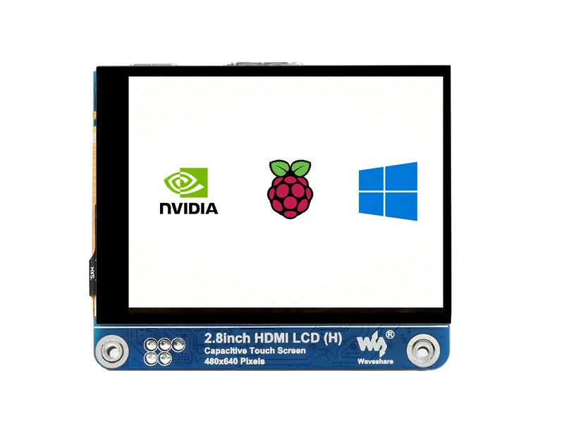 2,8-дюймовый ЖК-дисплей HDMI IPS (H), 480×640, регулируемая яркость, оптический экран