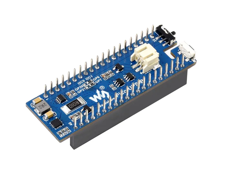 Модуль ИБП для Raspberry Pi Pico, источник бесперебойного питания, литий-полимерная батарея, штабелируемая конструкция