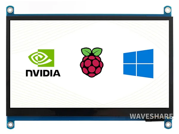 7-дюймовый емкостный сенсорный ЖК-экран (H), 1024×600, HDMI, IPS, поддержка различных систем