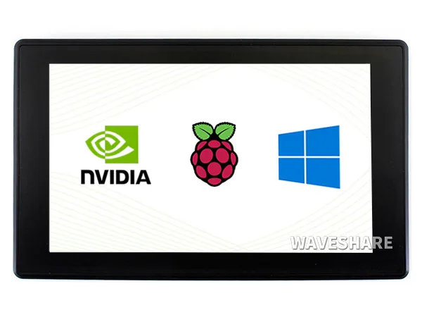 7-дюймовый емкостный сенсорный ЖК-экран (H) в корпусе, 1024×600, HDMI, IPS, поддержка различных систем